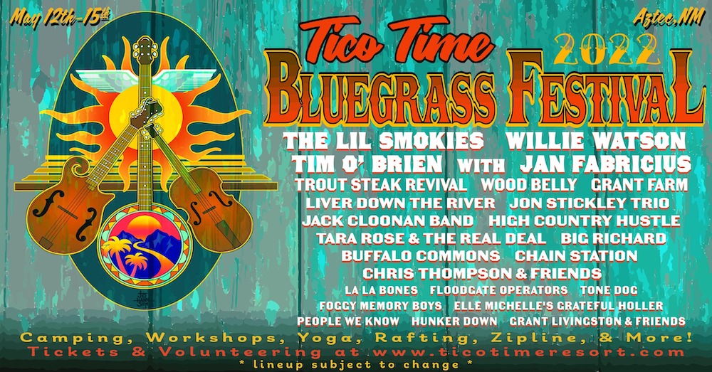Tico Time Bluegrass festival
